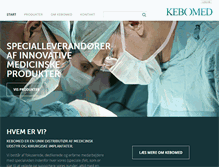 Tablet Screenshot of kebomed.dk
