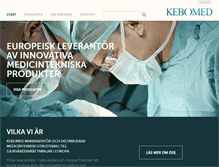 Tablet Screenshot of kebomed.se
